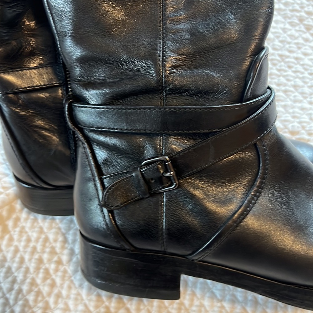 Coach boots - black size 7.5B - Picture 4 of 16